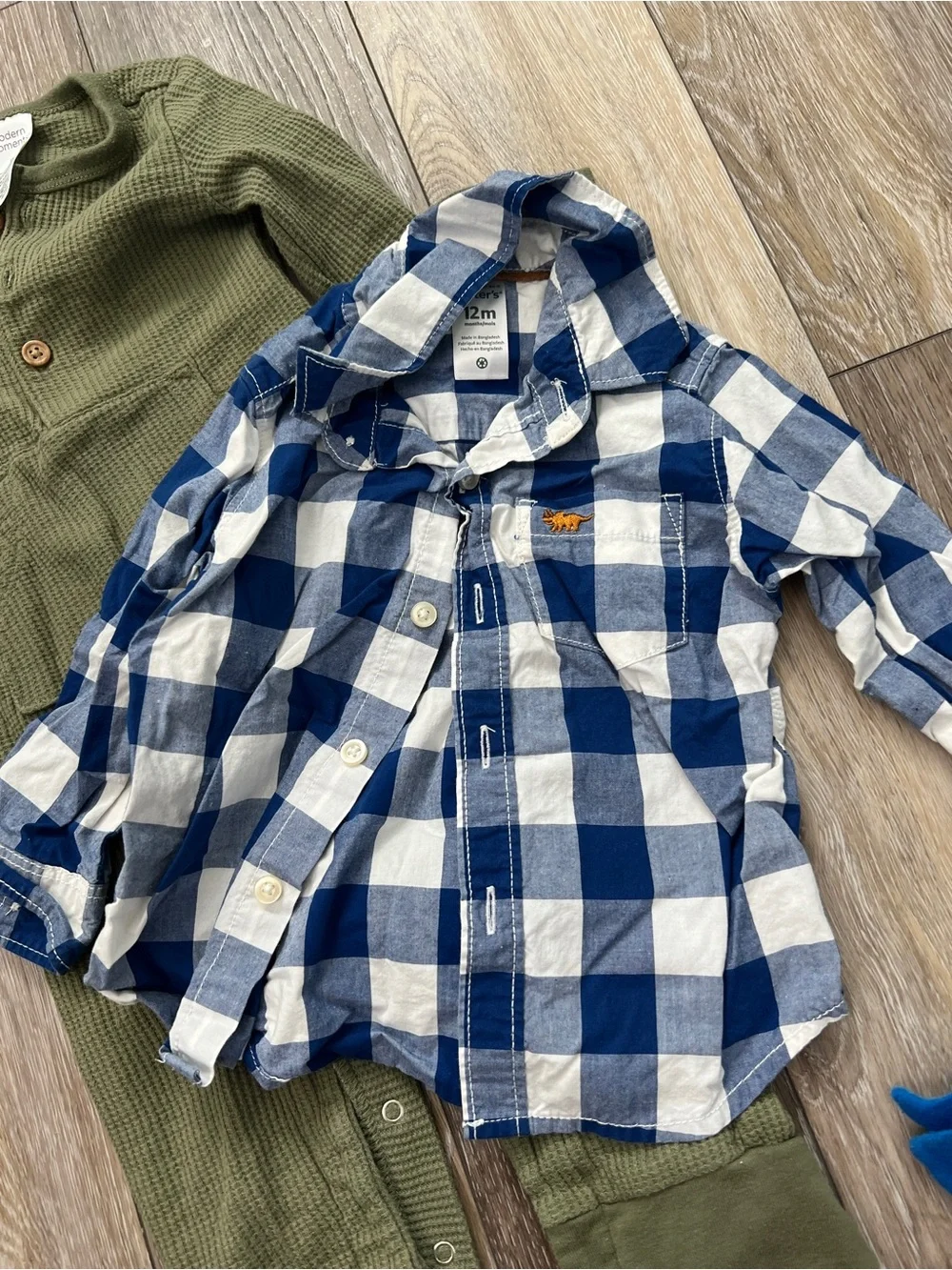 Bundle baby boy long sleeve polo rompers